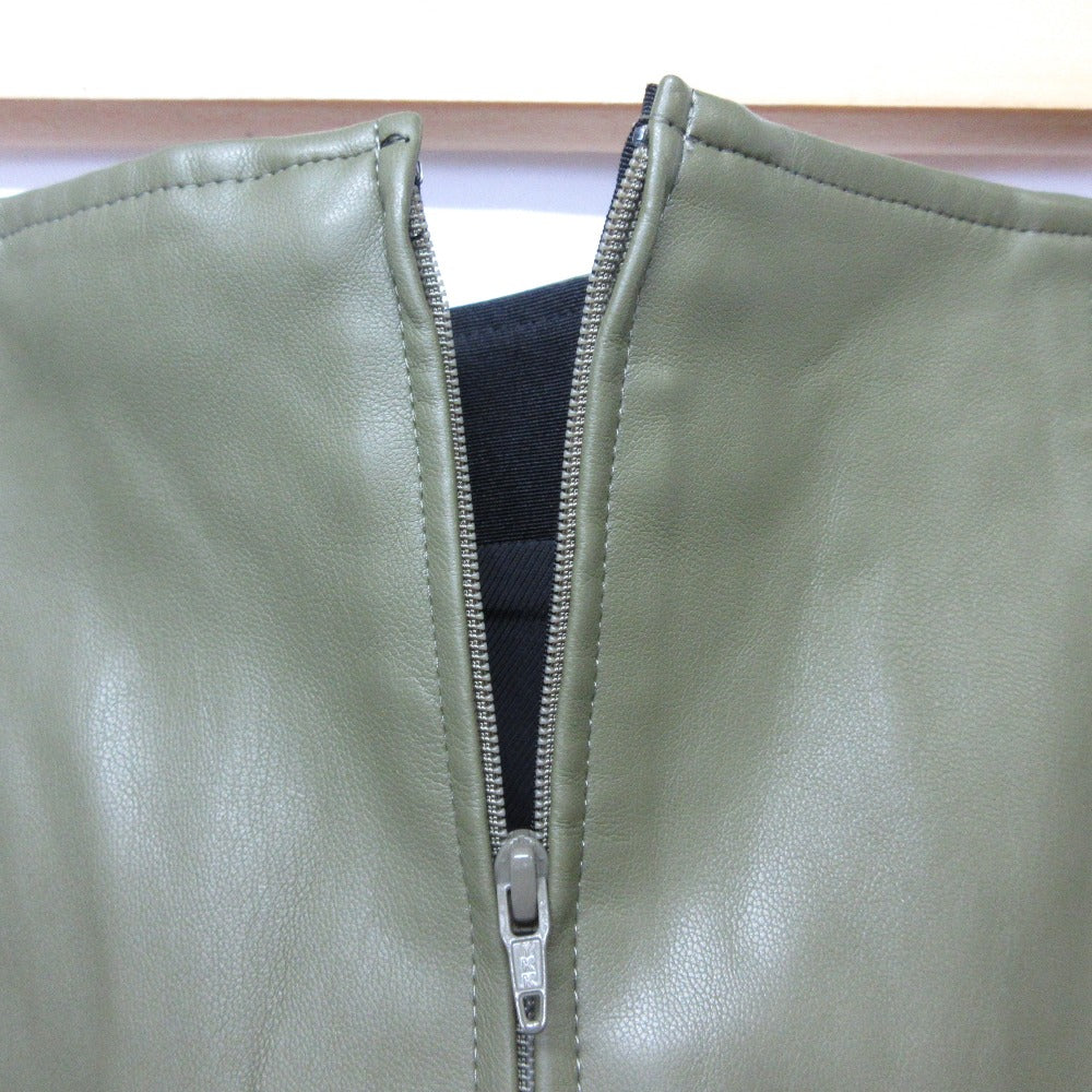 ADORE シンセティックレザー ロングスカート