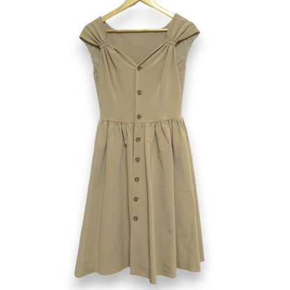 フォクシーニューヨーク Back Button Down Dress ロングワンピース