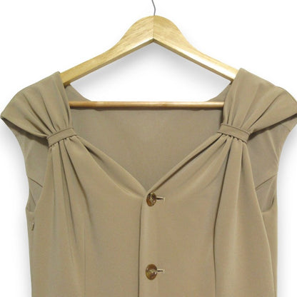 フォクシーニューヨーク Back Button Down Dress ロングワンピース