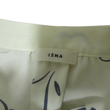 IENA デシンプリントロングシャツワンピース