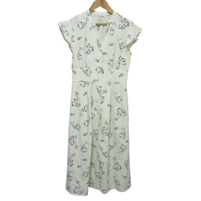 IENA デシンプリントロングシャツワンピース