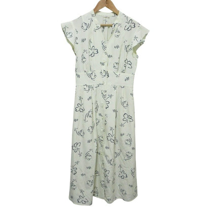 IENA デシンプリントロングシャツワンピース