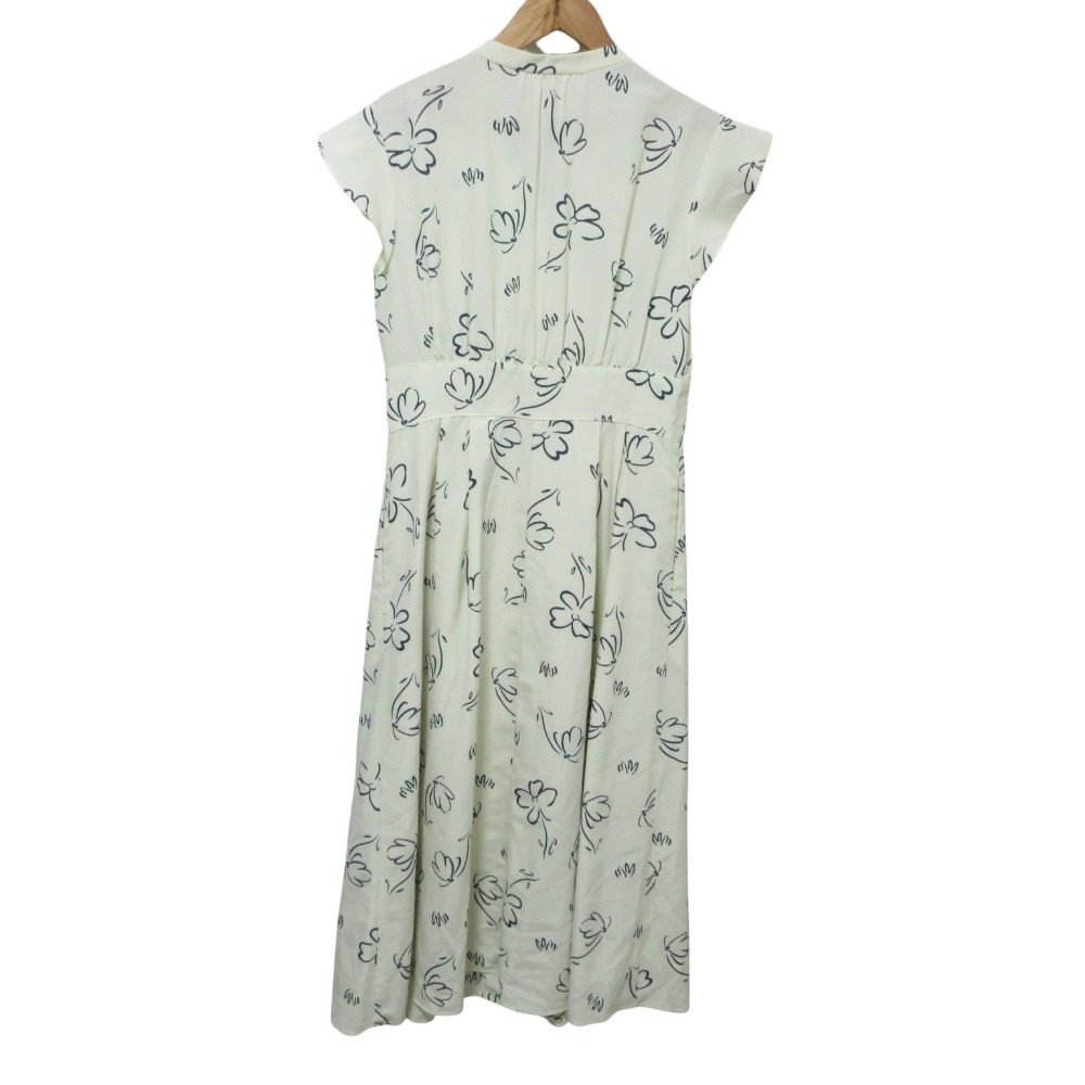 IENA デシンプリントロングシャツワンピース