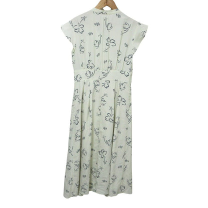 IENA デシンプリントロングシャツワンピース