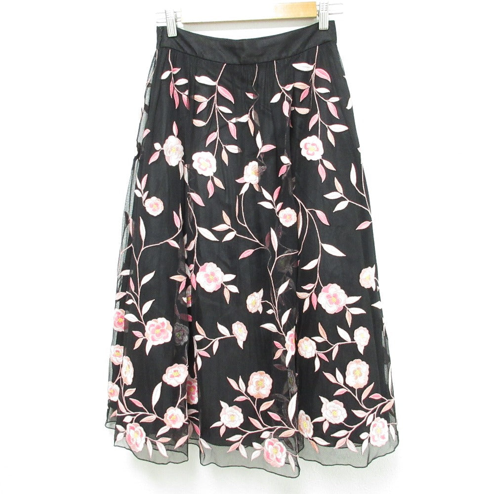 ケイト スペード マディソン アベニュー 刺繍 チュール スカート