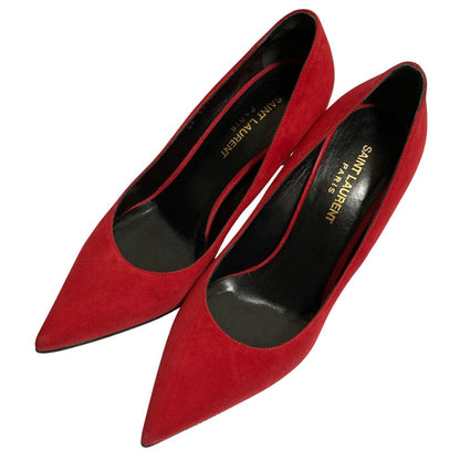 サンローラン パリ スエード パンプス