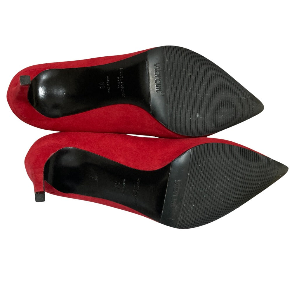 サンローラン パリ スエード パンプス