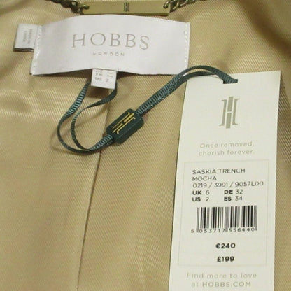 ホブズ ロンドン SASKIA TRENCH トレンチコート