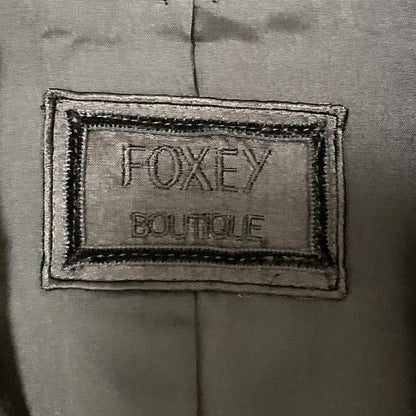 FOXEY クールプレイド ノースリーブワンピース