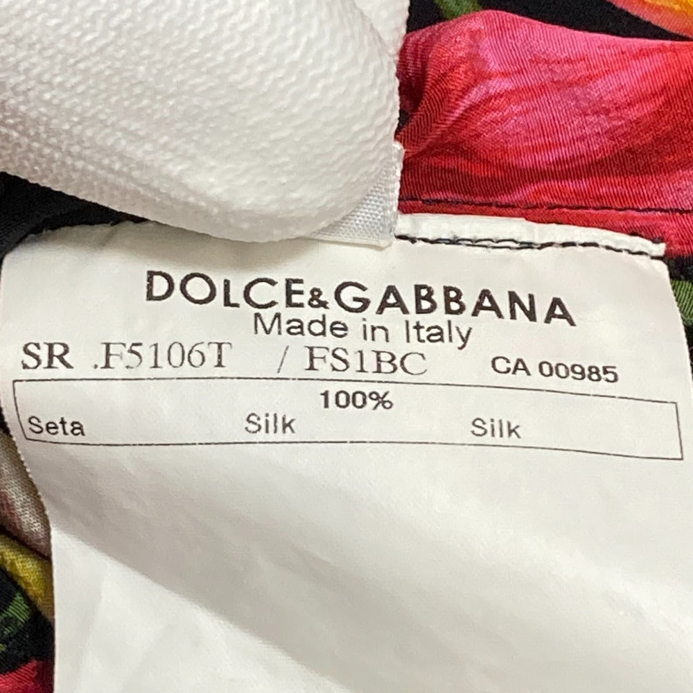 ドルチェ&ガッバーナ シルク フラワー プリント シャツ