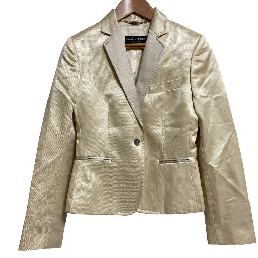 ドルチェ＆ガッバーナ コットン シルク テーラード ジャケット