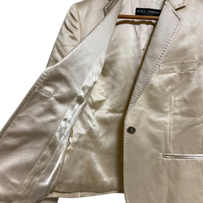 ドルチェ＆ガッバーナ コットン シルク テーラード ジャケット