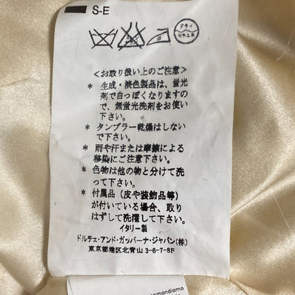 ドルチェ＆ガッバーナ コットン シルク テーラード ジャケット