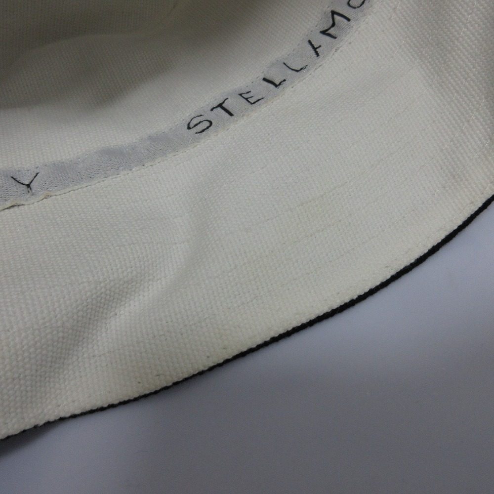 ステラマッカートニー ロゴ刺繍バケットハット