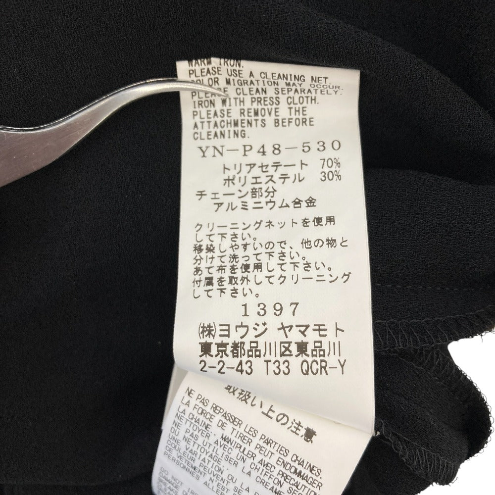 Y's ピンクレーベル トリアセテートワイドパンツ