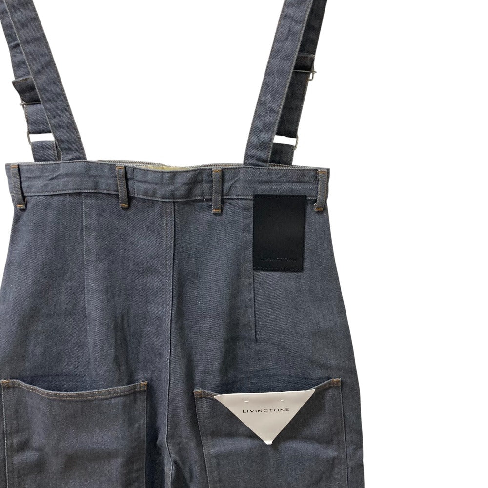 LIVINGTONE FINTAN デニム オーバーオール