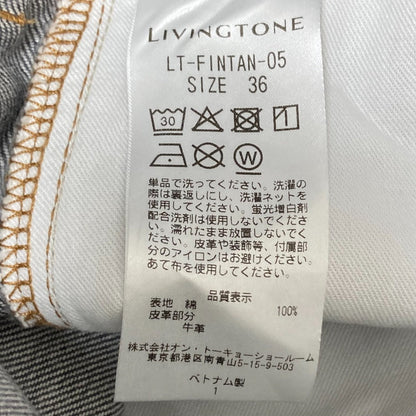 LIVINGTONE FINTAN デニム オーバーオール
