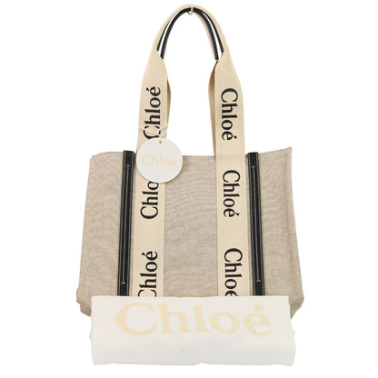 クロエ Woody Medium Tote キャンバストートバッグ