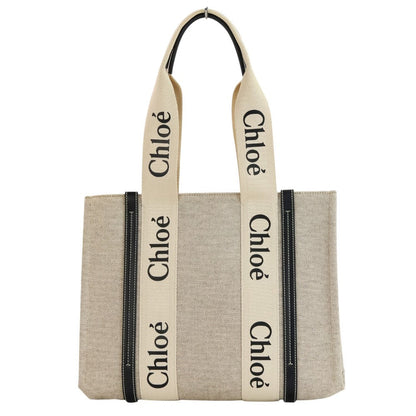 クロエ Woody Medium Tote キャンバストートバッグ