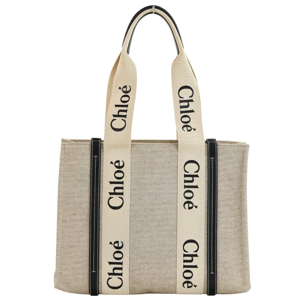 クロエ Woody Medium Tote キャンバストートバッグ