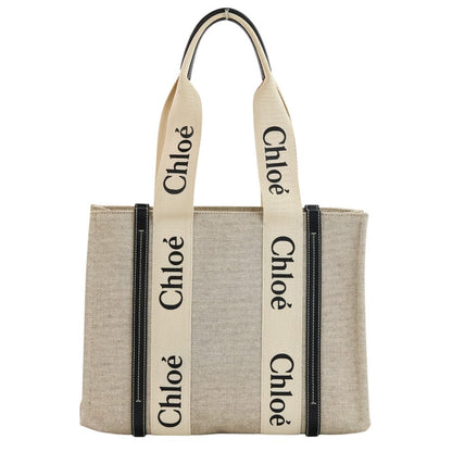 クロエ Woody Medium Tote キャンバストートバッグ