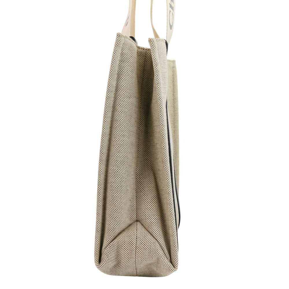 クロエ Woody Medium Tote キャンバストートバッグ
