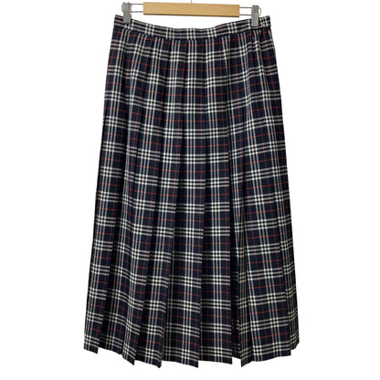 バーバリーズ ヴィンテージ チェック プリーツ ロング スカート