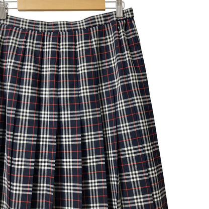 バーバリーズ ヴィンテージ チェック プリーツ ロング スカート