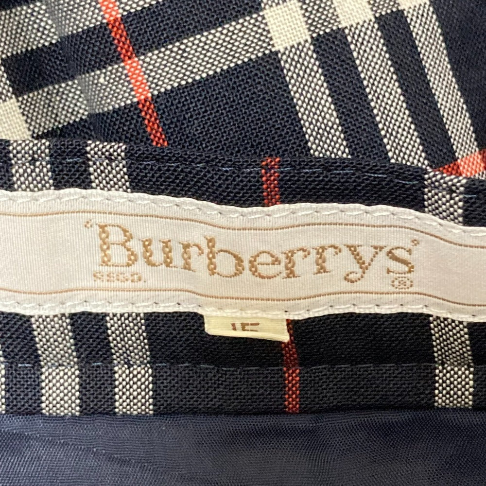 バーバリーズ ヴィンテージ チェック プリーツ ロング スカート