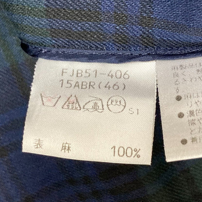 バーバリーズ ブラック ウォッチ チェック ゴールド ボタン セットアップ