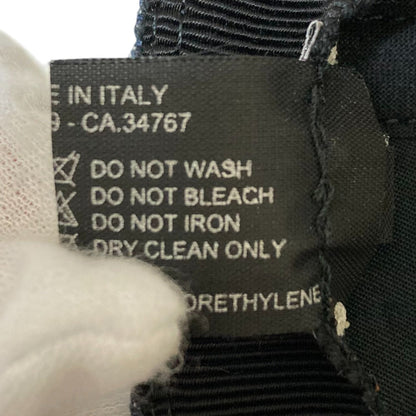 ミュウ ミュウ ロゴ パッチ デニム ベースボール キャップ