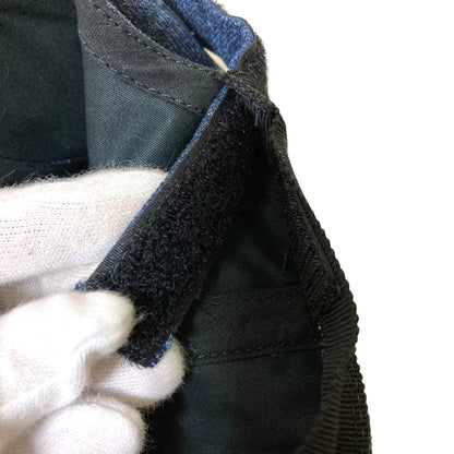 ミュウ ミュウ ロゴ パッチ デニム ベースボール キャップ