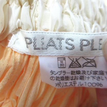 PLEATS PLEASE カーネーション プリント ロング スカート
