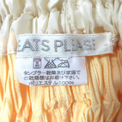 PLEATS PLEASE カーネーション プリント ロング スカート