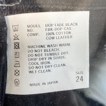 SERGE de bleu DOP FADE BLACK デニムパンツ