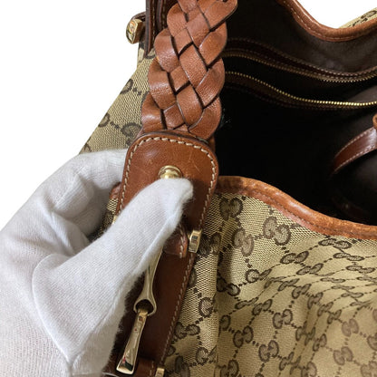 グッチ ホースビット GG キャンバス トートバッグ