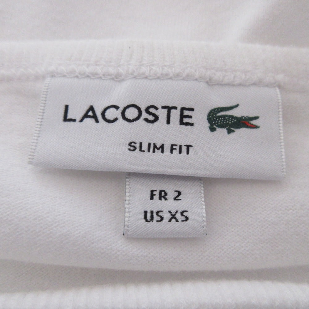 ラコステ スリムフィット クルーネックTシャツ