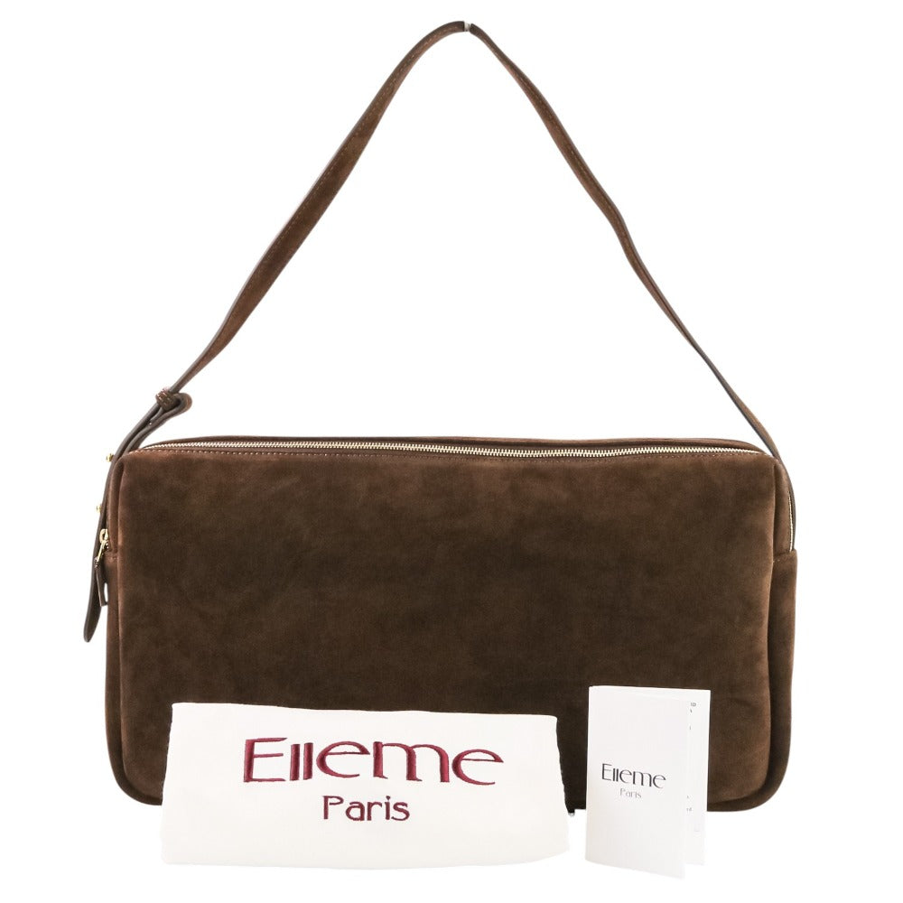 エレメ Trousse Large スエード ショルダーバッグ