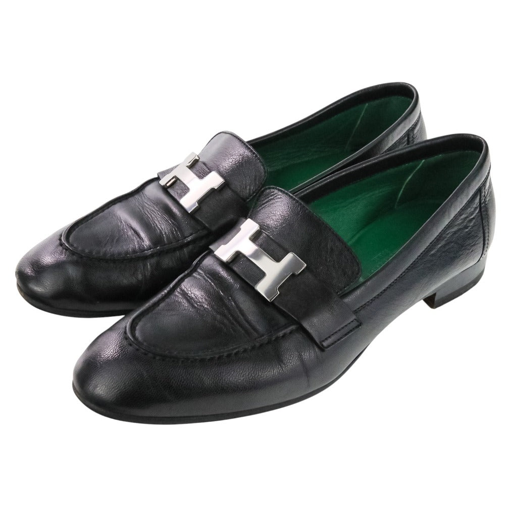 エルメス モカシンパリ レザー ローファー 35.5