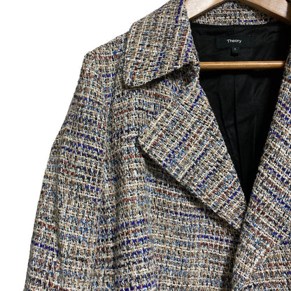 セオリー CITY TWEED MENEFER ツイードジャケット
