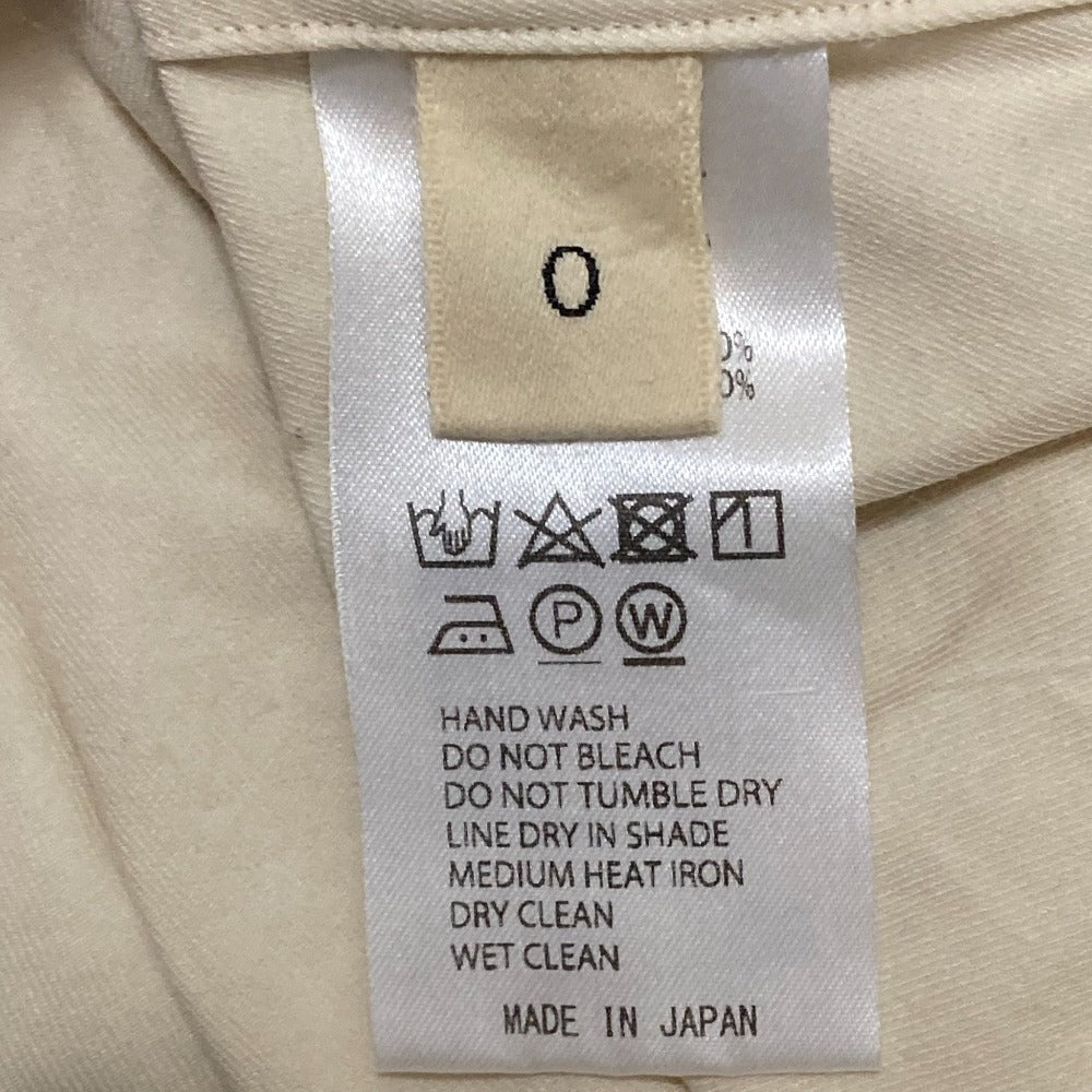 アンフィル シルクコットンツイルスタンドカラーシャツ