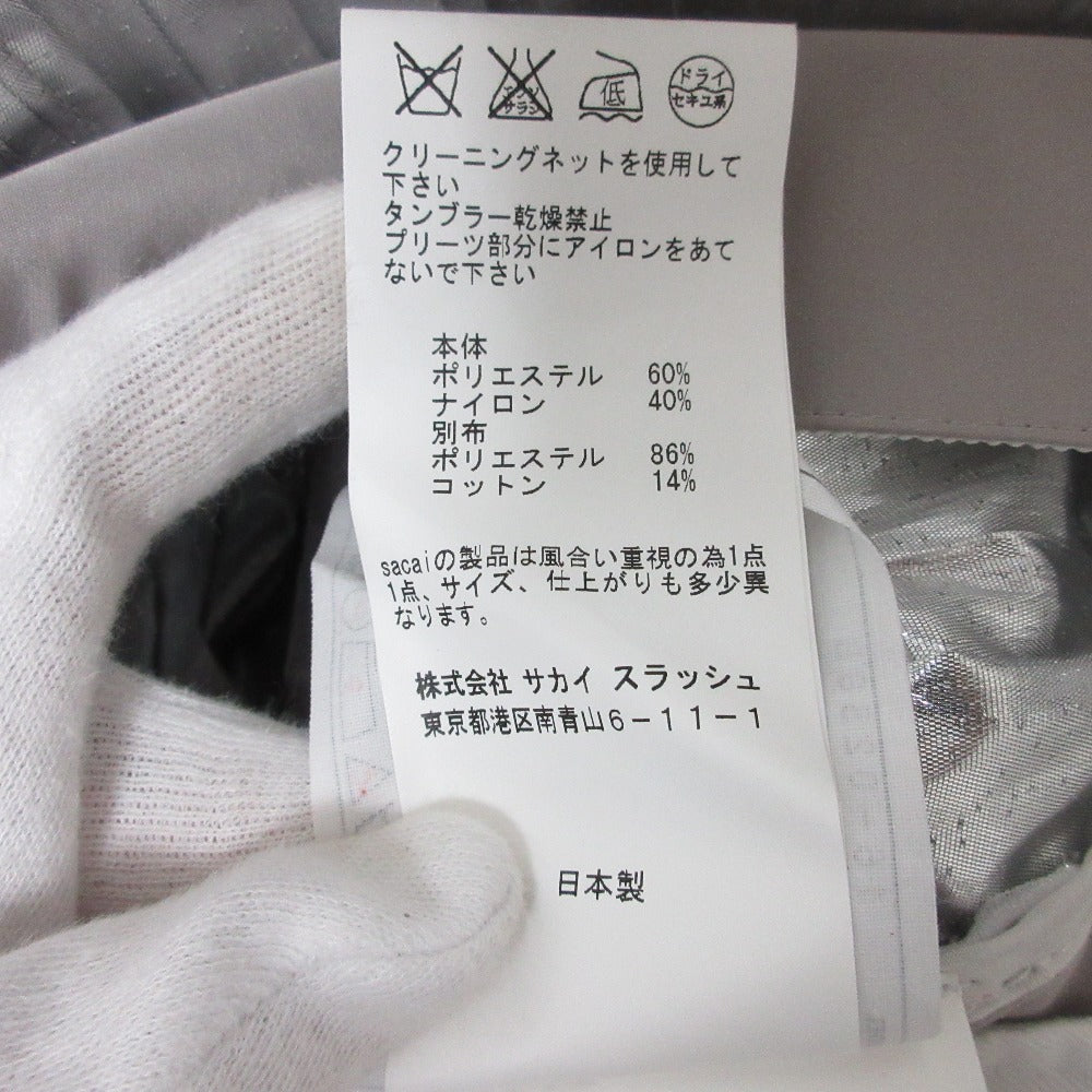 サカイ プリーツショートパンツ