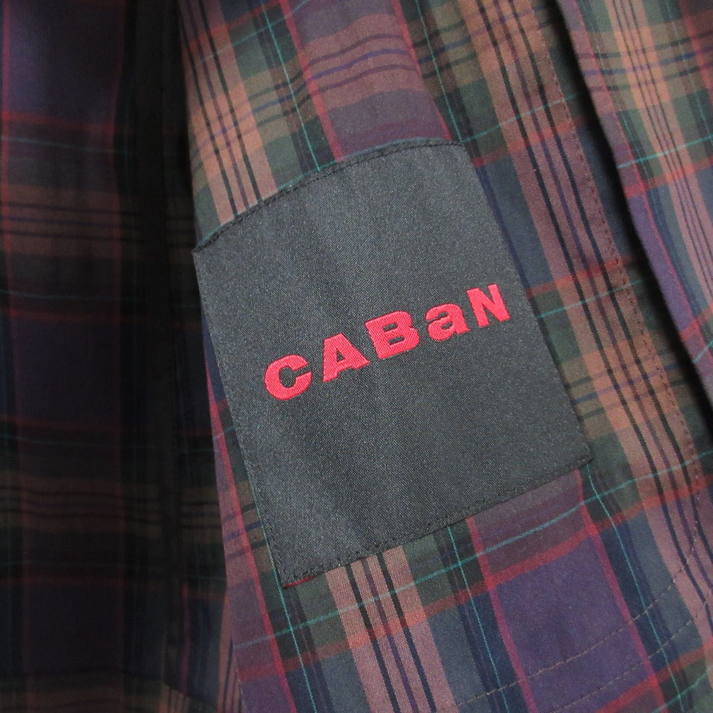 CABaN チェック ストレッチ テーラードジャケット