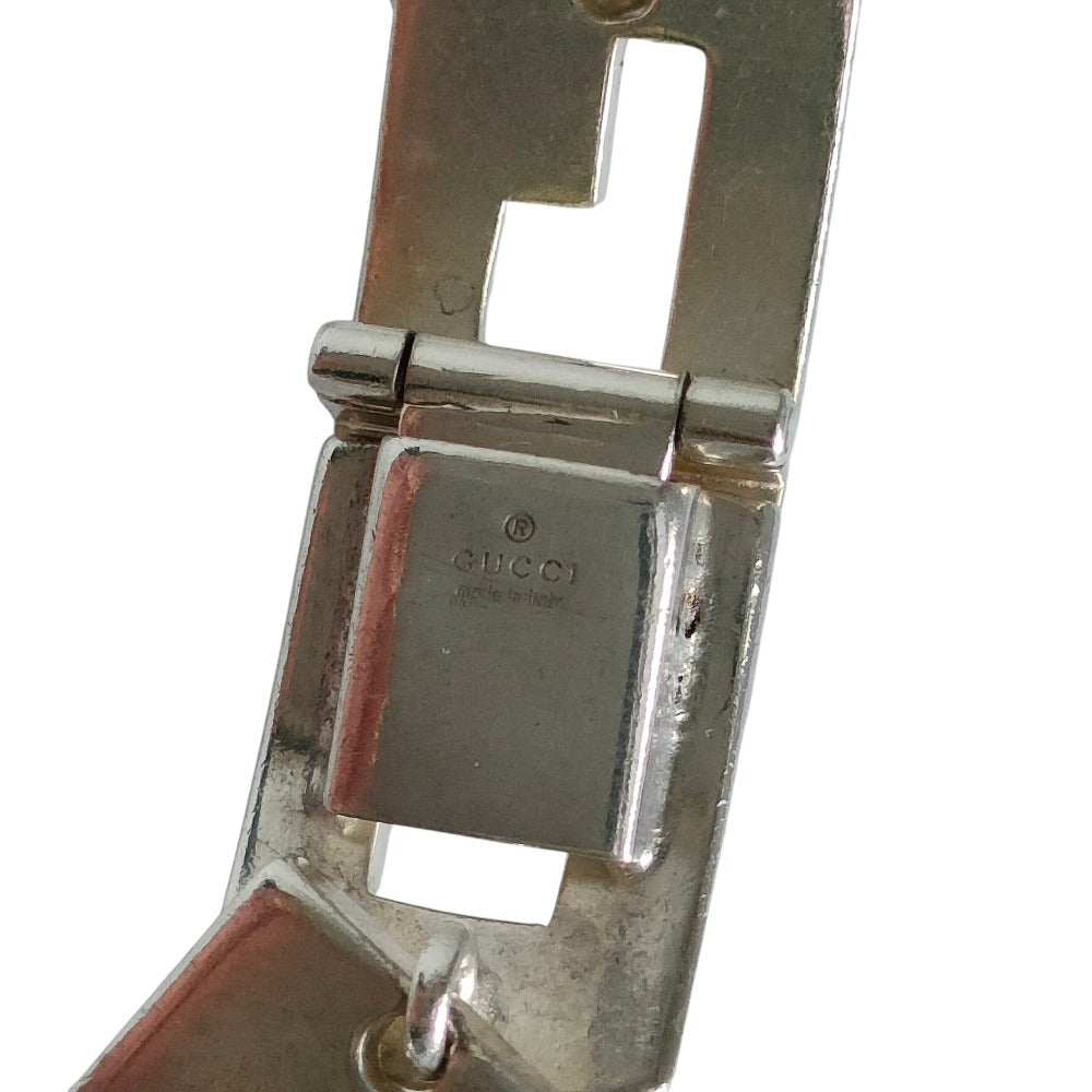 グッチ 925シルバーGロゴリンクブレスレット