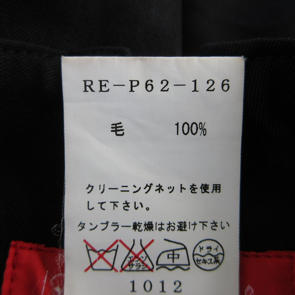 Y's Red Label バックベルトテーパードパンツ