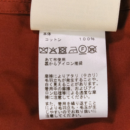 エルメス Draped collar shirt コットンツイル シャツ32