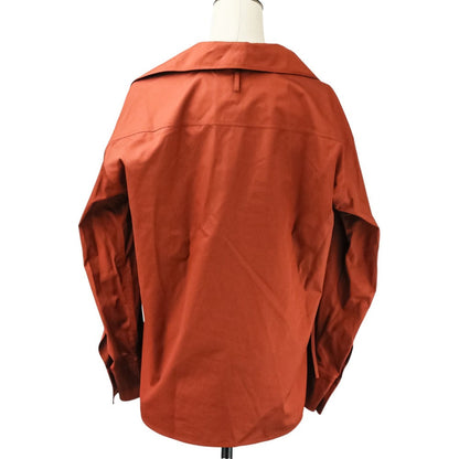 エルメス Draped collar shirt コットンツイル シャツ32