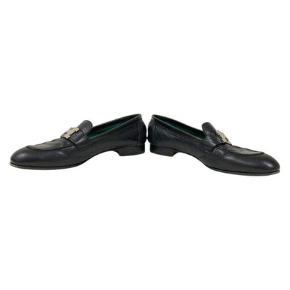 エルメス モカシンパリHバックルローファー34.5