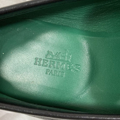 エルメス モカシンパリHバックルローファー34.5
