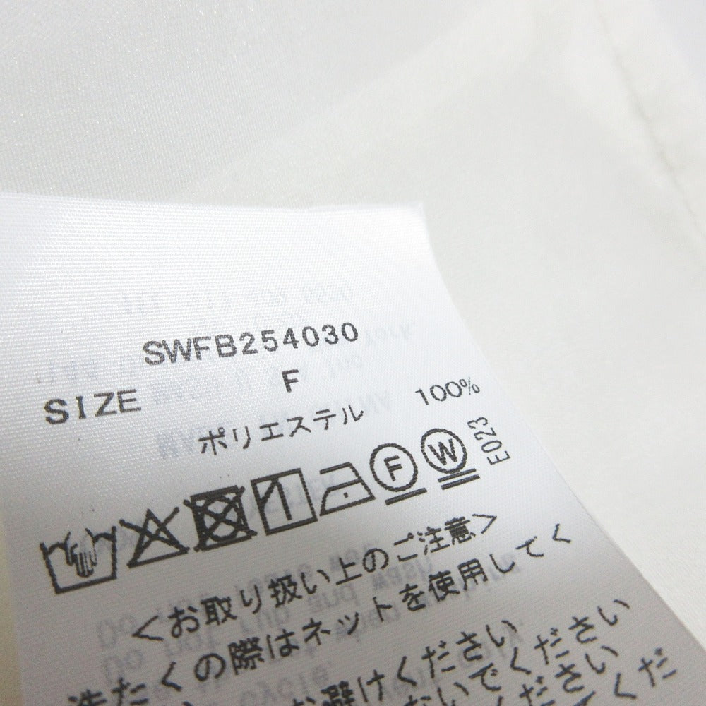 スナイデル ボウタイノースリーブブラウス